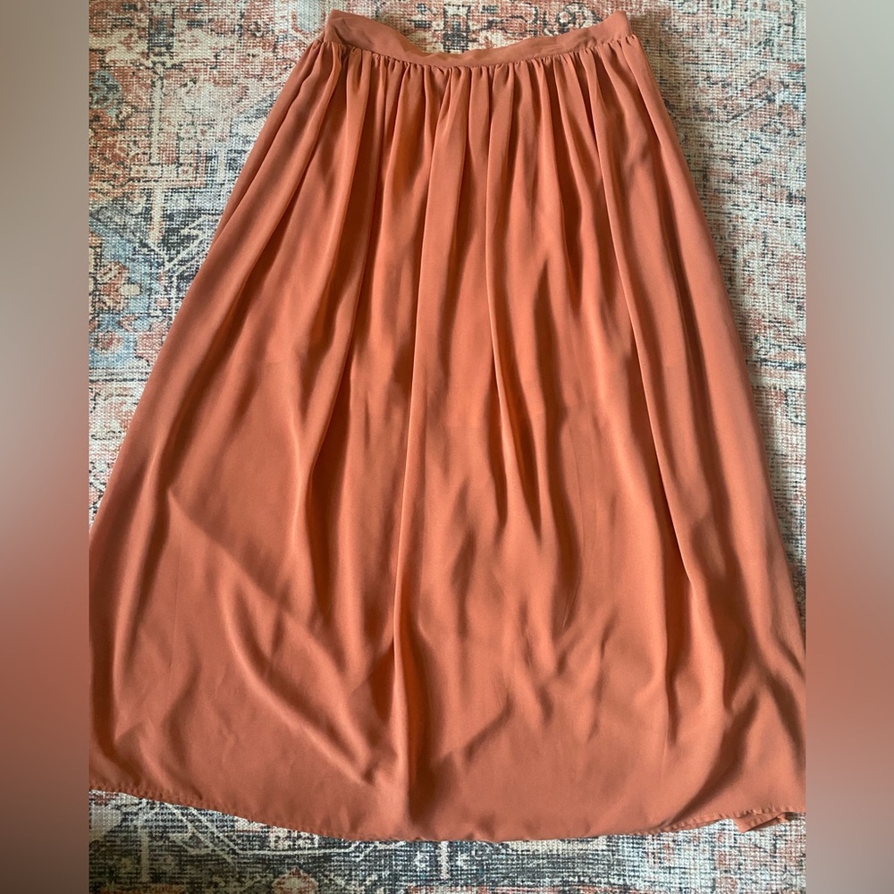 Forever 21+ rust color maxi skirt
